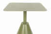 Miniatuur Vierkante groene metalen bistrotafel Fabby 3