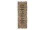 Miniature Vilde beige jute rug Clipped