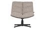 Miniature Vinny sand-color tissue armchair Clipped