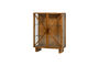 Miniatura Vitrina 2 puertas madera de mango natural KELLA Clipped
