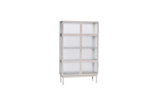 Vitrina de cristal gris Plex