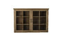Miniatura Vitrina de madera de abeto natural Ruthie Clipped