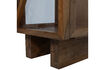 Miniature Vitrine 1 porte bois de manguier marron KELLA 7