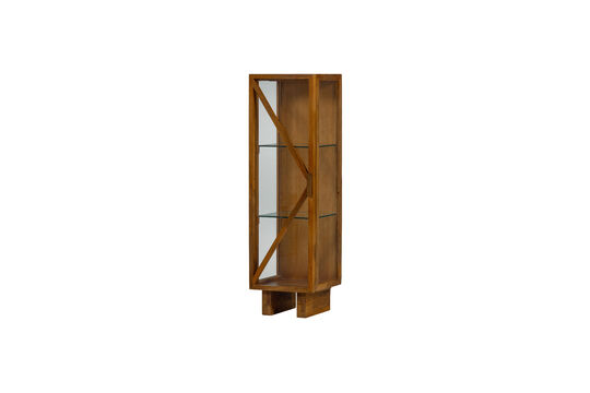 Voir la fiche produit vitrine 1 porte bois de manguier naturel KELLA Vitrine 1 porte bois de manguier naturel KELLA