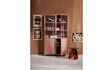 Miniature Vitrine 173x99 cm métal tan EXHIBIT 3