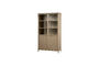 Miniature Vitrine 173x99cm Métal Kaki EXHIBIT Détouré