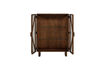 Miniature Vitrine 2 portes bois de manguier marron KELLA 6