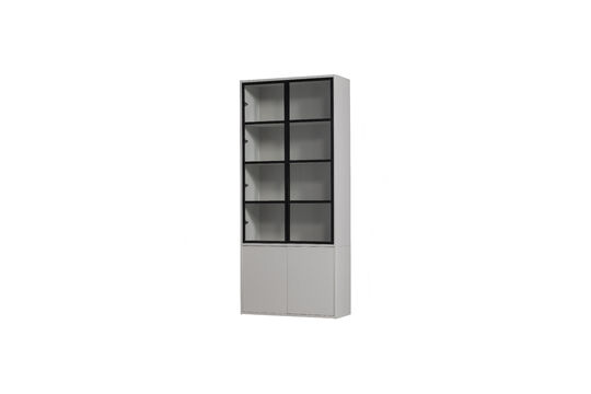 Vitrine 4-türig Kiefer Mist Basic ohne jede Grenze