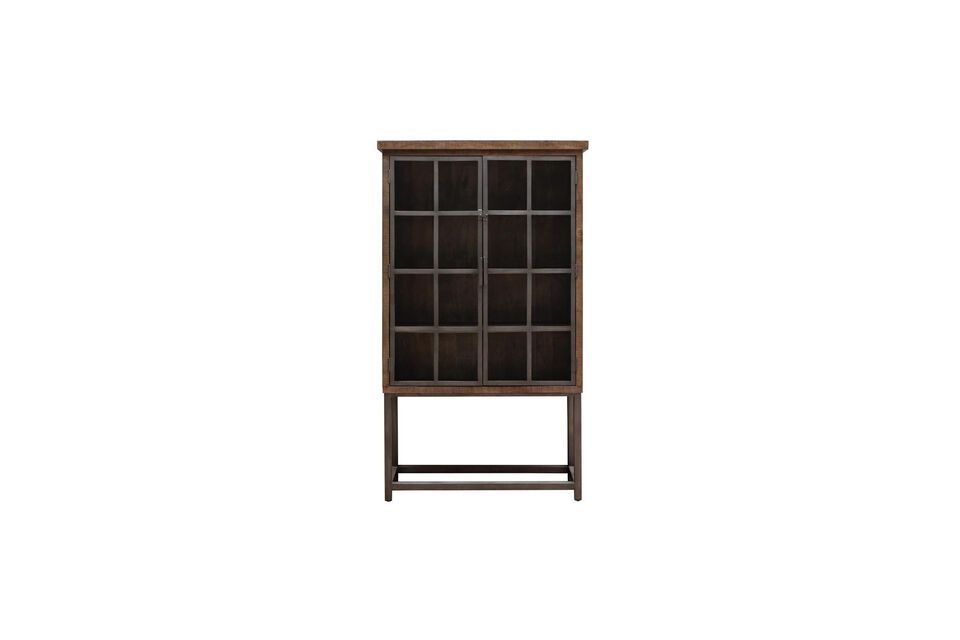 Vitrine aus dunklem Holz Durbuy - 7