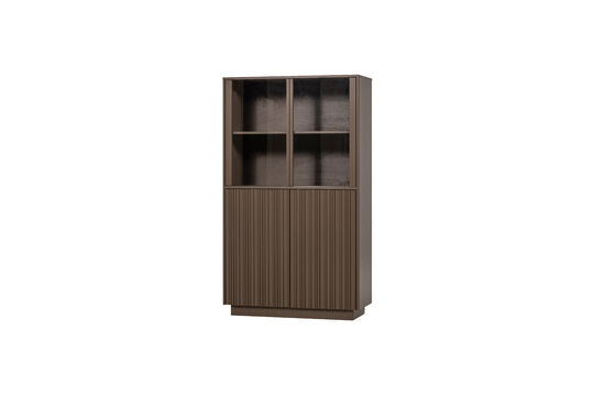 Voir la fiche produit vitrine basse pin Truffle Brown NOVA Vitrine basse pin Truffle Brown NOVA