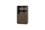 Miniature Vitrine basse pin Truffle Brown NOVA Détouré