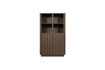 Miniature Vitrine basse pin Truffle Brown NOVA 4
