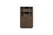 Miniature Vitrine basse pin Truffle Brown NOVA 5