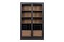 Miniature Vitrine en bois noir James Détouré