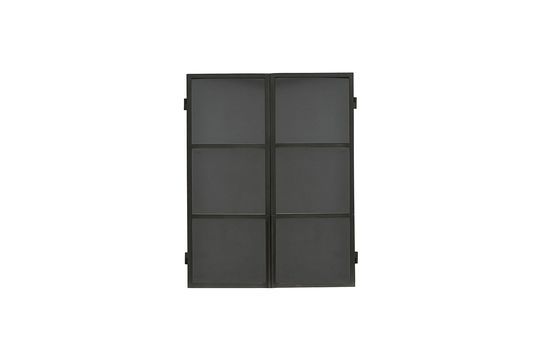 Vitrine en verre et fer noir Hanging Détouré