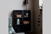 Miniature Vitrine en verre et fer noir Hanging 2