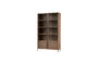Miniature Vitrine XL en métal brun olive Ronja Détouré