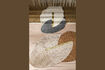 Miniatuur Vloerkleed 160x257 cm van bruin polyester Phila 10