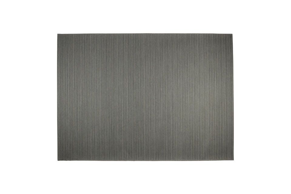 Vloerkleed 240x170 cm van groene wol Waves Zuiver
