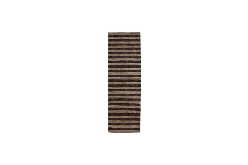 Vloerkleed loper 300x90 cm jute bruin en naturel HDBlock House Doctor