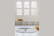 Miniatuur Vloerkleed ovaal 160x230 cm wol grijs Zest 11