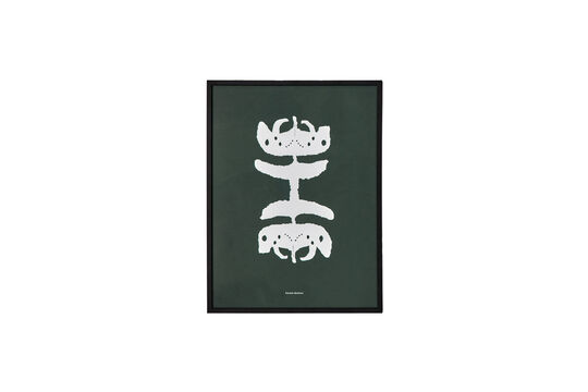 Wall Art 30x40 cm Dark Green and White HDFairy