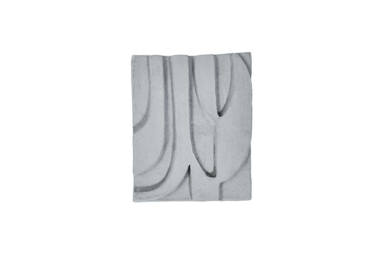 Wall art 40x50 cm grey recycled cotton HDMachie
