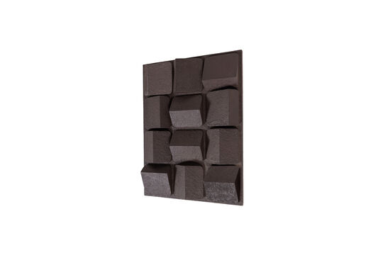Wall decoration concrete look brown Axis Clipped