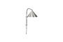 Miniature Wall lamp 51 cm iron brushed silver HDFlola Clipped