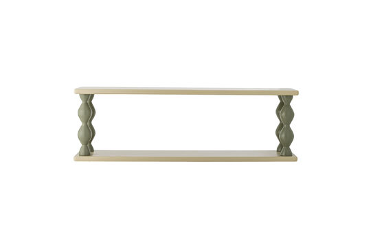 Wall Shelf L80 cm Multicolored MDF Bibiola Clipped
