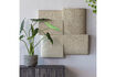 Miniatuur Wanddecoratie 86x86 cm betonlook zand Tide 2