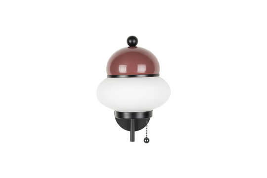 Wandlamp van rood metaal Bumble Productfoto