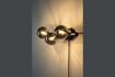 Miniatuur Wandlamp van zwart glas Monica 2
