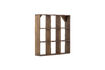 Miniatuur Wandplank 53x53 cm van bruin gerecycled hout Tilo 5