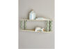 Miniatuur Wandplank L80 cm van meerkleurig MDF Bibiola 2