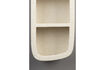 Miniatuur Wandplank met 3 planken in beige marmer Veda 5