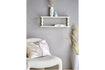 Miniatuur Wandplank van wit MDF Salino 2