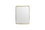 Miniaturansicht Wandspiegel 60x80 cm Stahl goldfarben HDMirror ohne jede Grenze