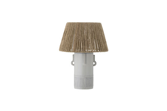 Weiße Tischlampe aus Steingut Rama