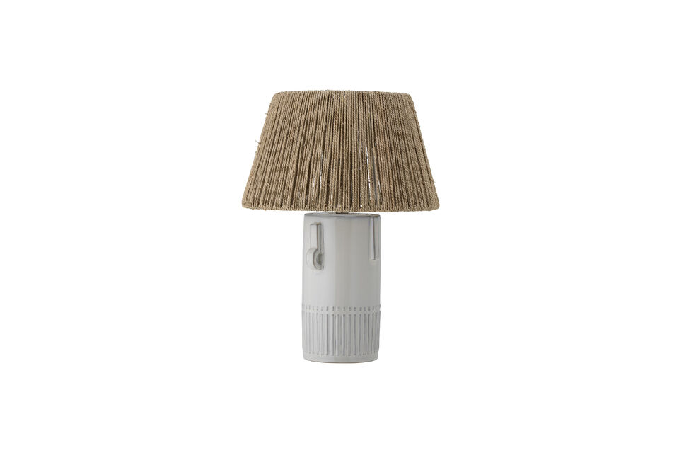 Weiße Tischlampe aus Steingut Rama - 3