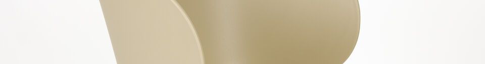 Materialbeschreibung Weißer Kunststoffstuhl Gigi