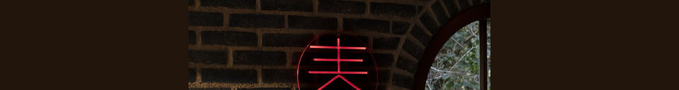 Material Details White acrylic neon wall lamp Sya Spring