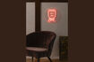 Miniature White acrylic neon wall lamp Sya Summer 6