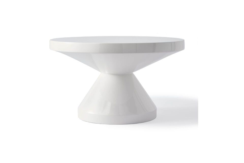 White coffee table Zig Zag - 5