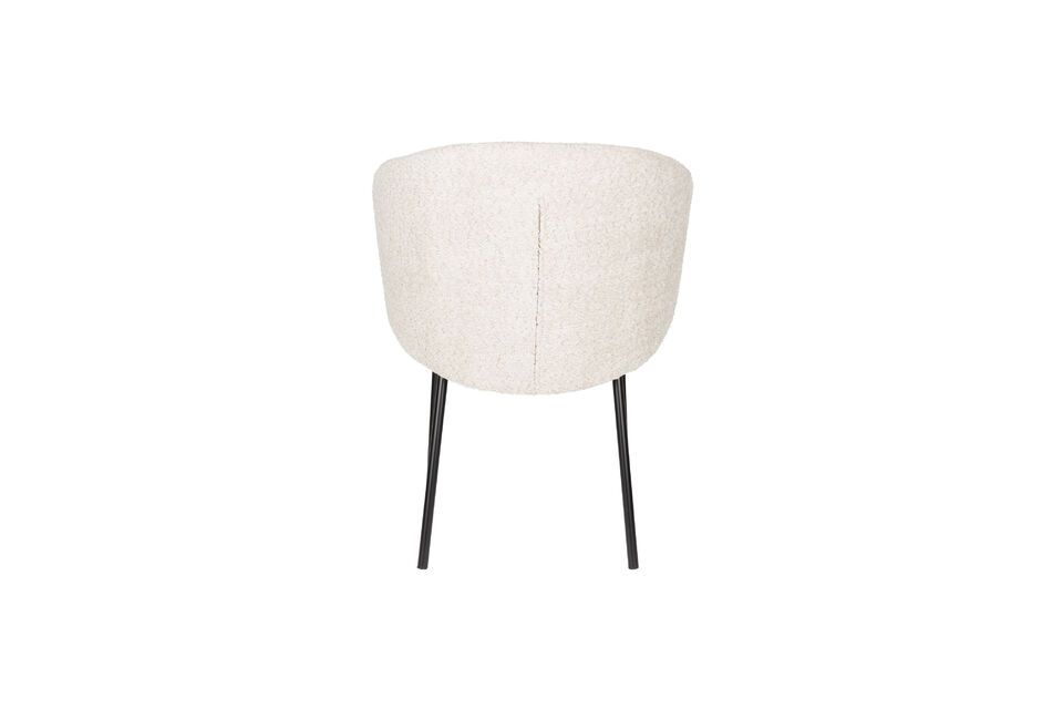 Its delicate white hue evokes a touch of purity
