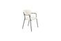 Miniature White fabric chair Jolien Clipped