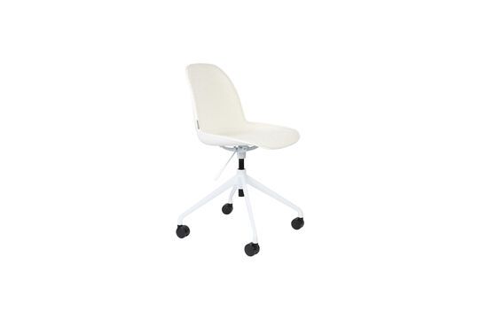See the product profile white fabric office chair with wheels Albert Kuip White fabric office chair with wheels Albert Kuip