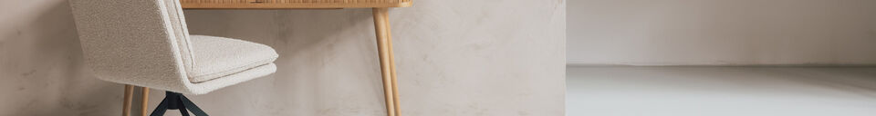 Material Details White fabric swivel chair Tyler
