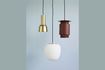Miniature White glass ceiling lamp Muse 5