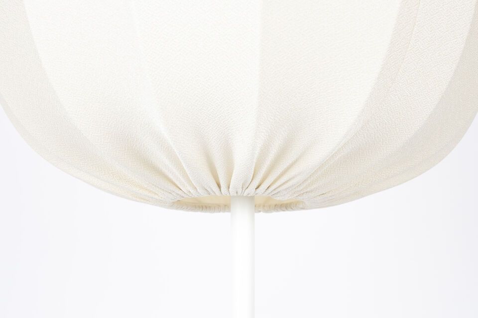 The choice of white adds a fresh
